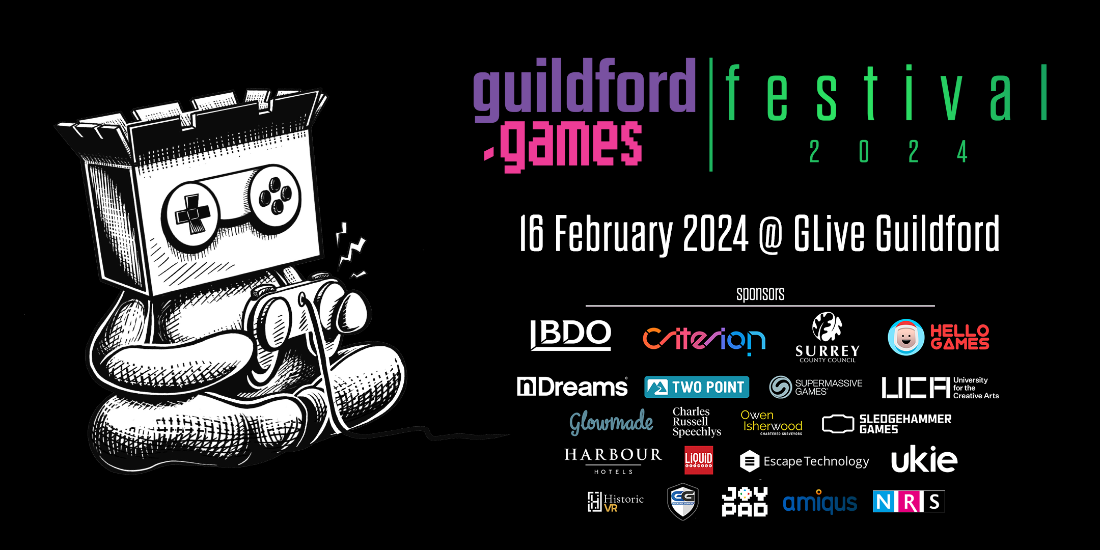 Guildford.Games Festival 2024 Sponsors
